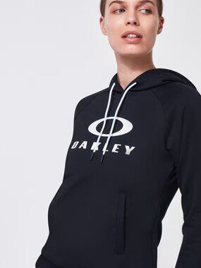 OAKLEY Women's Ellipse Pullover Hoodies Size M Black .